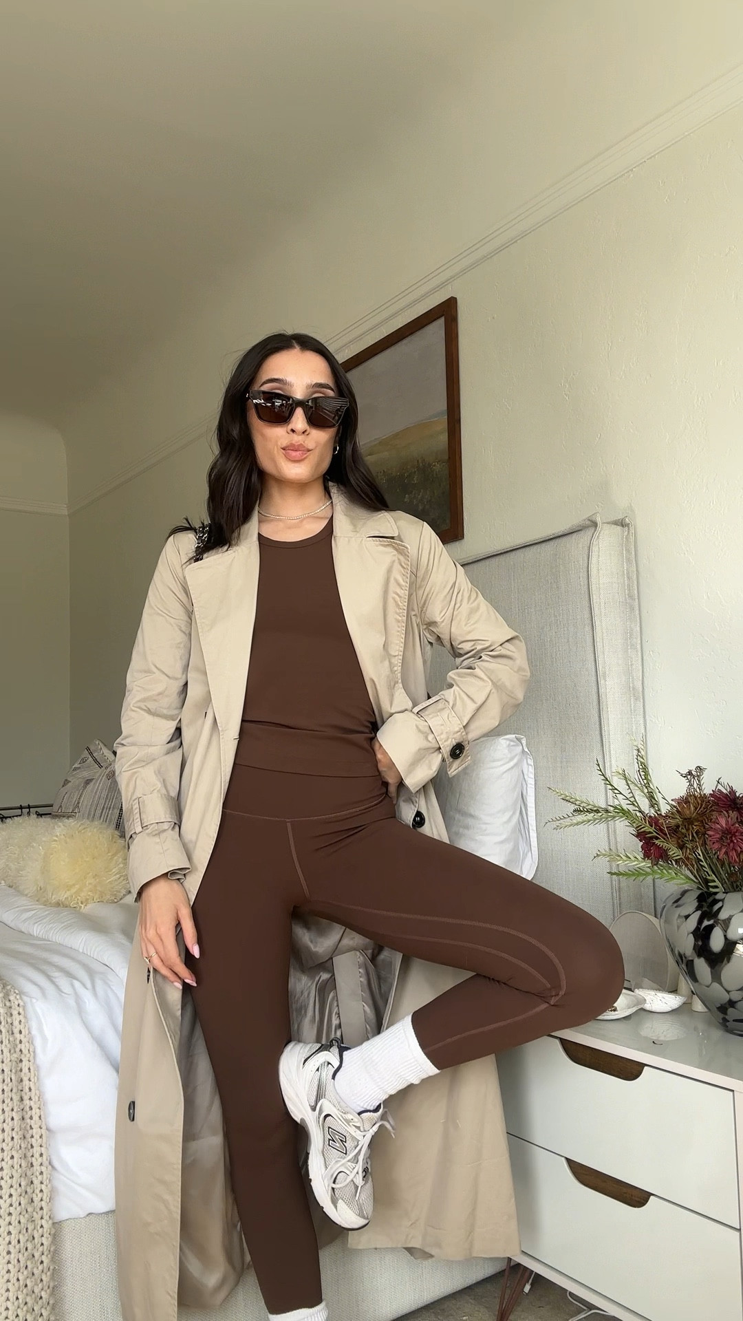 Styling a trench coat for fall three ways! First look I love for a chic coffee run, second is a casual vibe, perfect for lunch or shopping, and third is a little more dressed up, but monochromatic and chic. My coat is last season from Dissh so I’m linking similar.

#LTKSeasonal #LTKstyletip #LTKfindsunder100