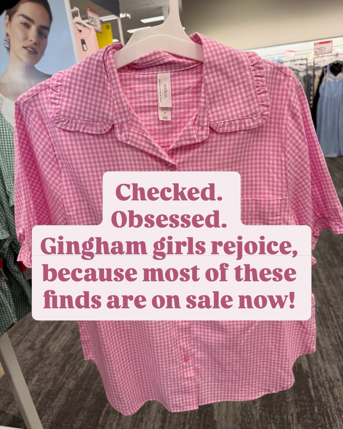 Gingham season is HERE and Target is making it so easy (and affordable) to say yes to the check! 🖤✔️
Swipe to see our favorite gingham finds right now — and the best part? So many of these are currently on sale! From tops to swim to kids’, Target has gingham everything this spring and we are not complaining. 🛒

#LTKBaby #LTKKids #LTKmomlife