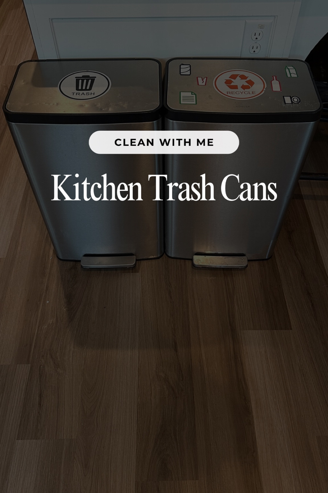 Out with the old, in with the clean! Saying goodbye to clutter and grime as I tackle the kitchen and give those trash cans a well-deserved scrub. #KitchenCleanup #FreshStart Is it time to clean your trash cans?
