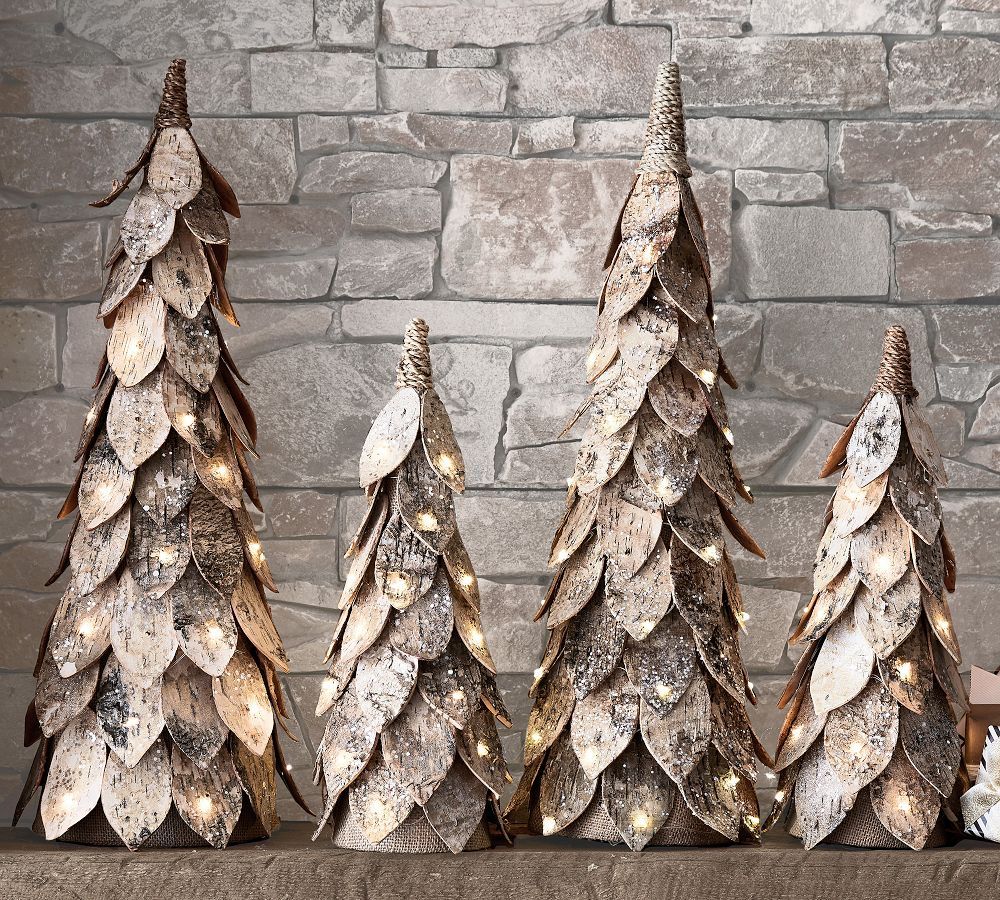 Light Up Birch Trees | Pottery Barn (US)