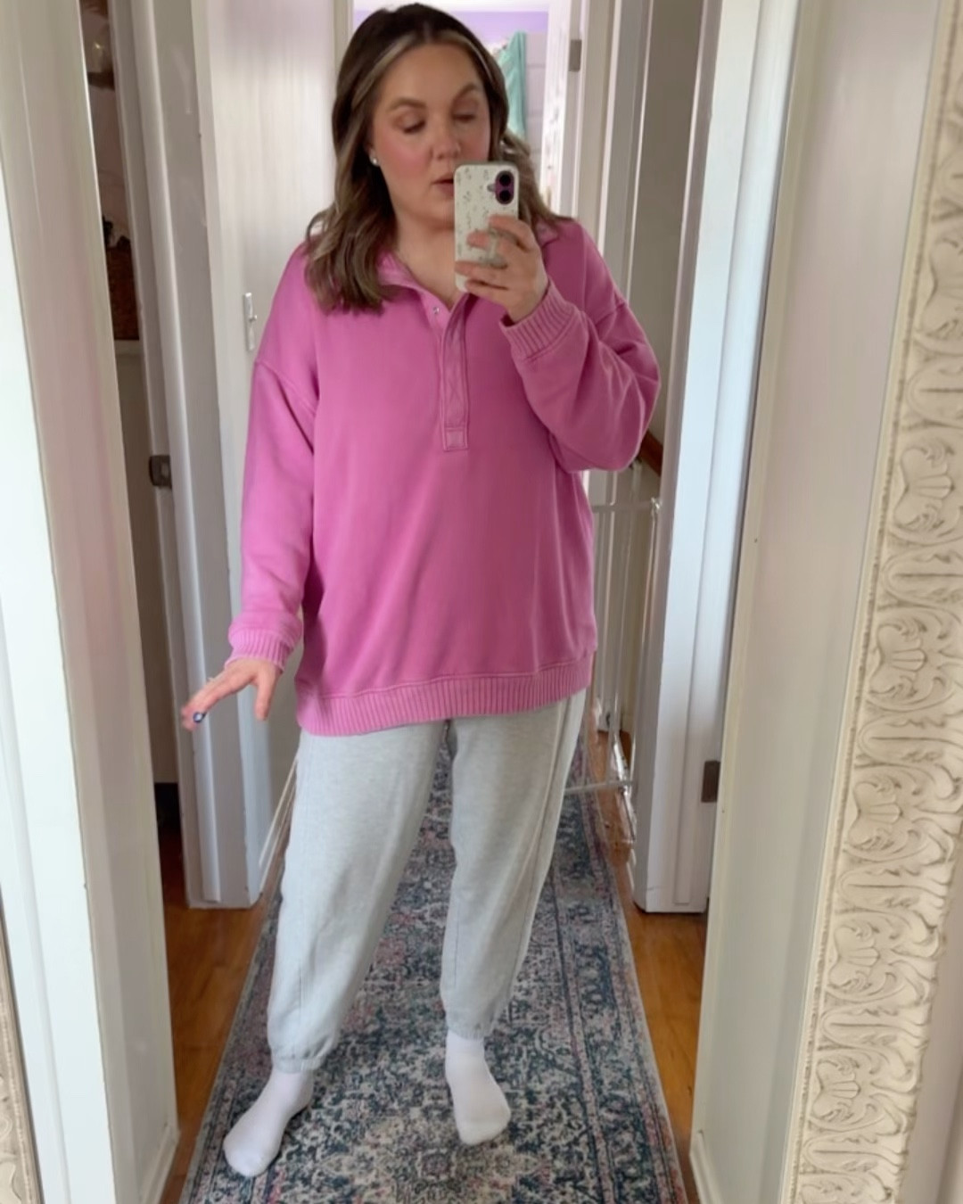 Sale alert.🚨 

My absolute favorite sweatshirt is back and is some fun spring colors. I ordered the hot fuchsia color SO fast! 

Runs oversized. I grabbed mine in a medium, but I think I prefer a small as shown in the green shade 

@Aerie 



#LTKdayinmylife #LTKSaleAlert #LTKootd