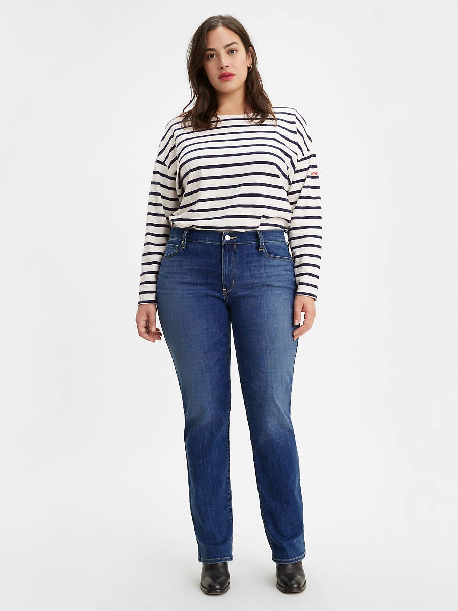 414 Classic Straight Women's Jeans (plus Size) | LEVI'S (US)
