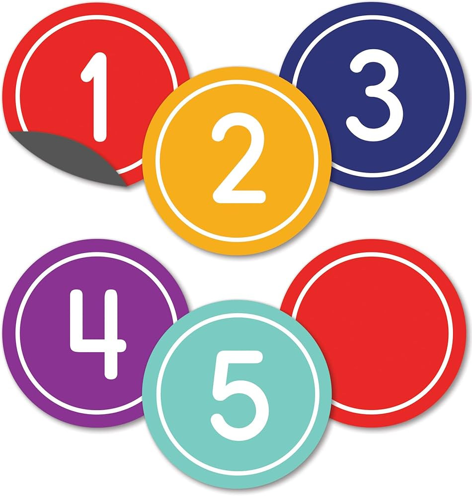 Carson Dellosa Classic Magnetic Numbers | Amazon (US)