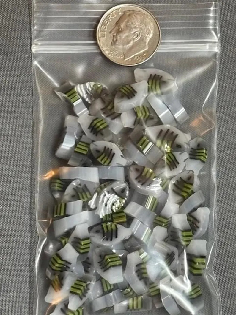 COE 96 - Sliced Sergeant Major Fish Murrine - Etsy | Etsy (Global)