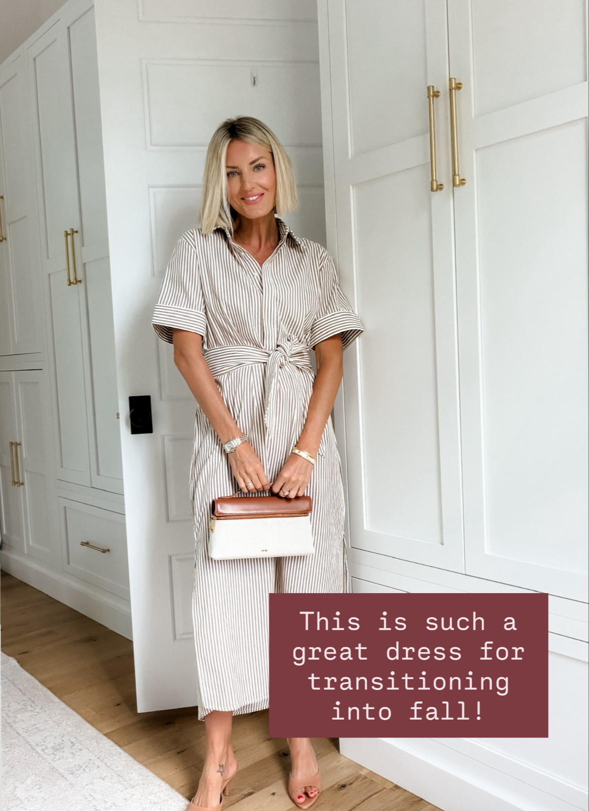 Love this dress to wear as we transition into fall! It's a really nice shape! Use code FAMILY when you spend $250 or more on Tuckernuck!

Loverly Grey, Tuckernuck sale, fall dress, transitional outfit 

 #LTKSeasonal #LTKSaleAlert