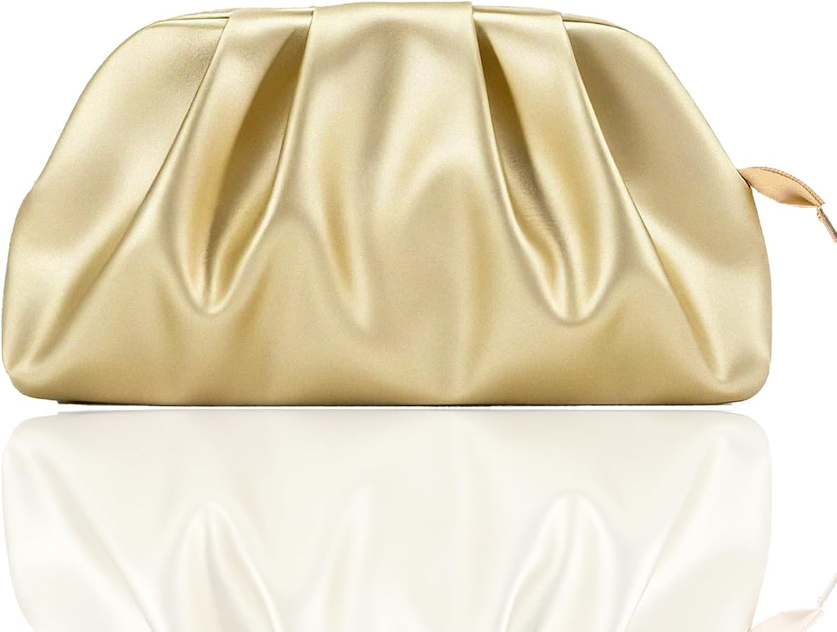 Clutch Purses For Women Soft PU Leather Evening Bag Women's Evening Handbags for Wedding Guest Co... | Amazon (US)