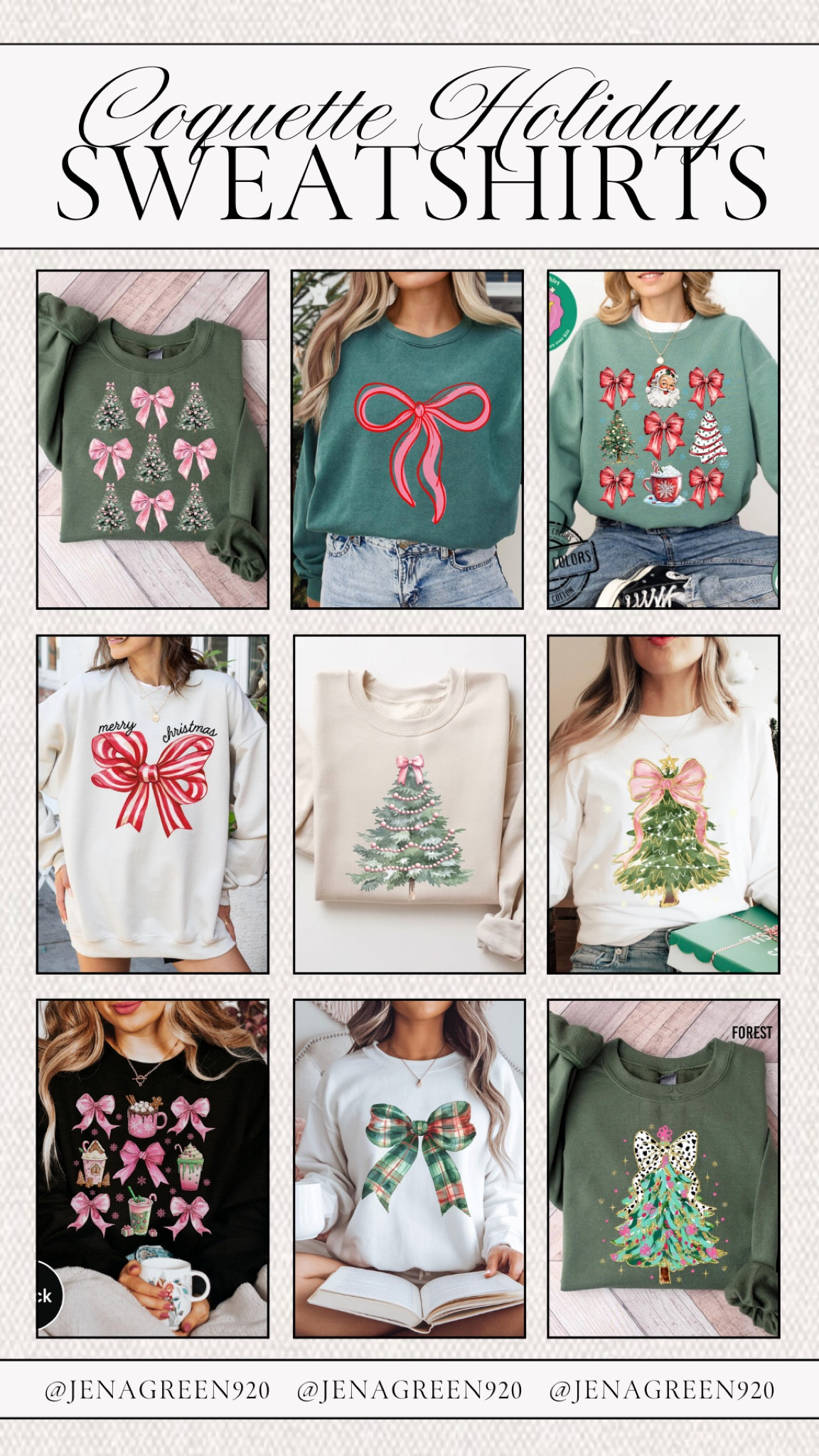 Coquette Holiday Sweatshirt | Holiday Sweatshirts | Coquette Sweatshirts 

#LTKHoliday #LTKSeasonal #LTKFindsUnder100