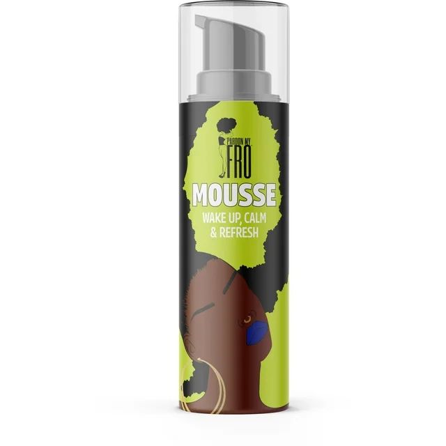 Pardon My Fro Hair-Mousse 10.5 oz., Hydrating, Dry, Frizzy Hair, Unisex | Walmart (US)