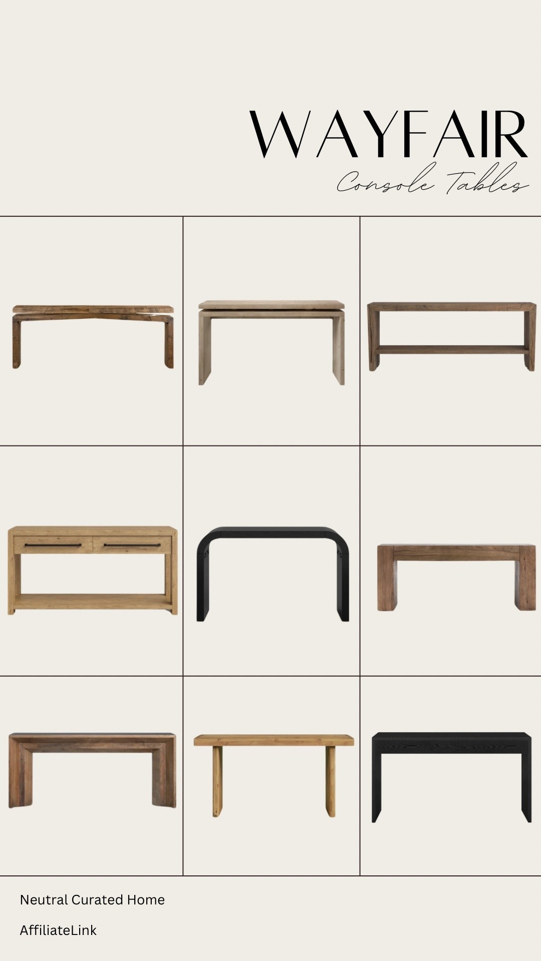 Console tables from @Wayfair 🤍 

#LTKSaleAlert #LTKHome