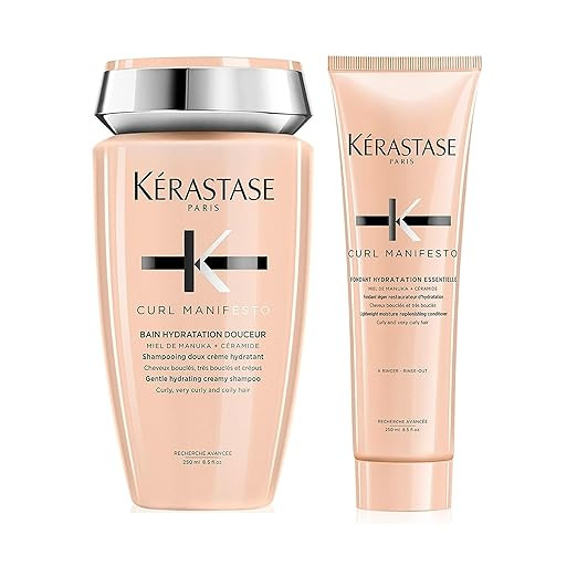 Kerastase Curl Manifesto Hydratation Douceur Shampoo & Conditioner Set For All Wavy, Curly and Co... | Amazon (US)