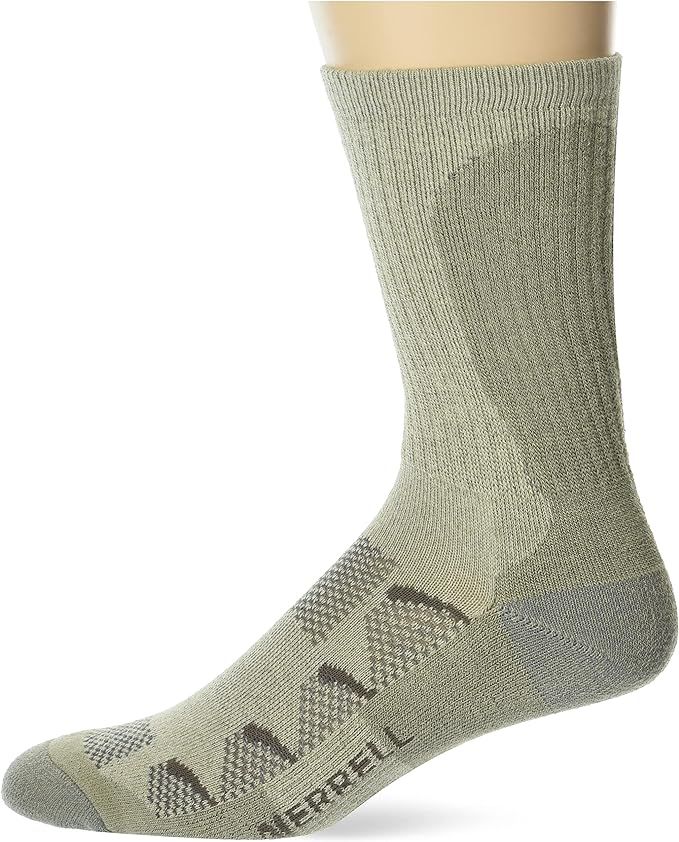 Merrell Men's and Women's Moab Hiking Mid Cushion Socks-1 Pair Pack-Coolmax Moisture Wicking & Ar... | Amazon (US)