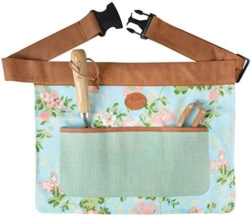 Fallen Fruits Floral Outdoor Gardening Tool Belt Adjustable Durable 4 Pockets Waist Apron (46cm x... | Amazon (US)