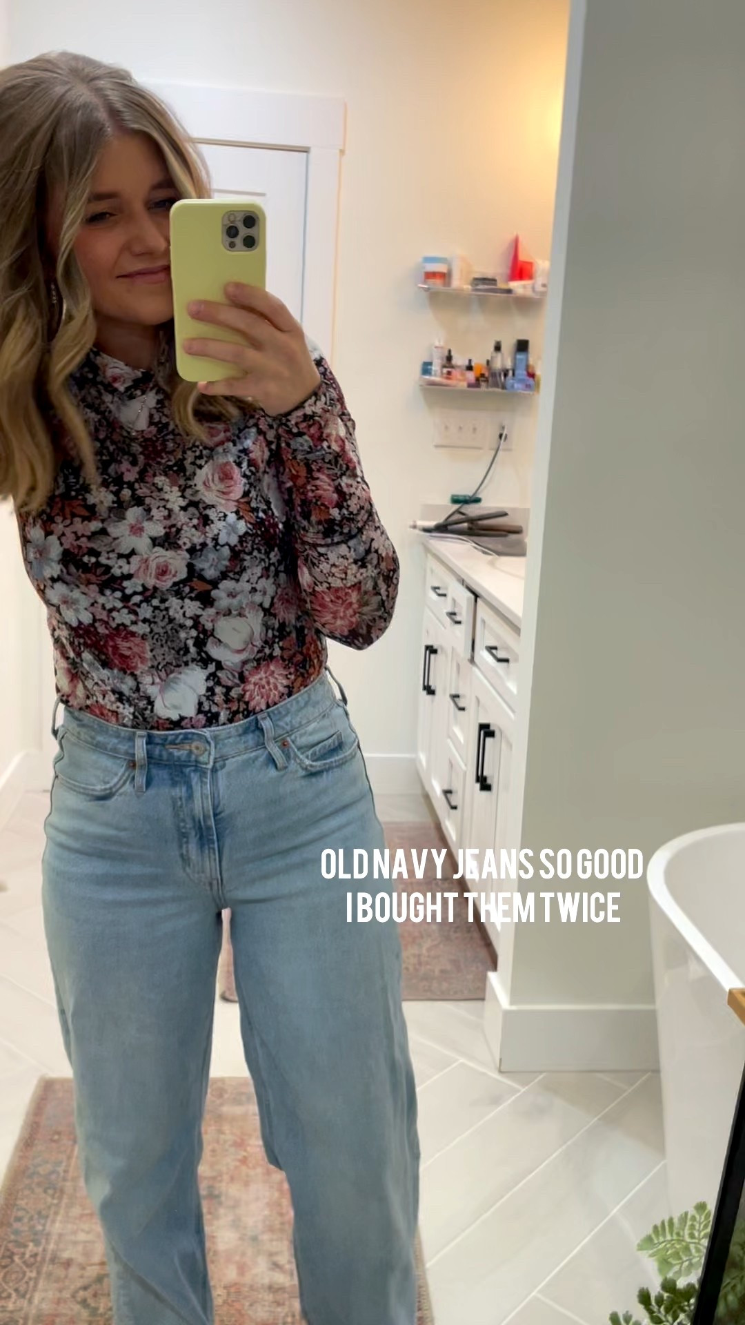 Old Navy jeans so good I bought them in three washes. My fave jeans & they’re on sale for $24.99!

#LTKFindsUnder50 #LTKSaleAlert #LTKCyberWeek