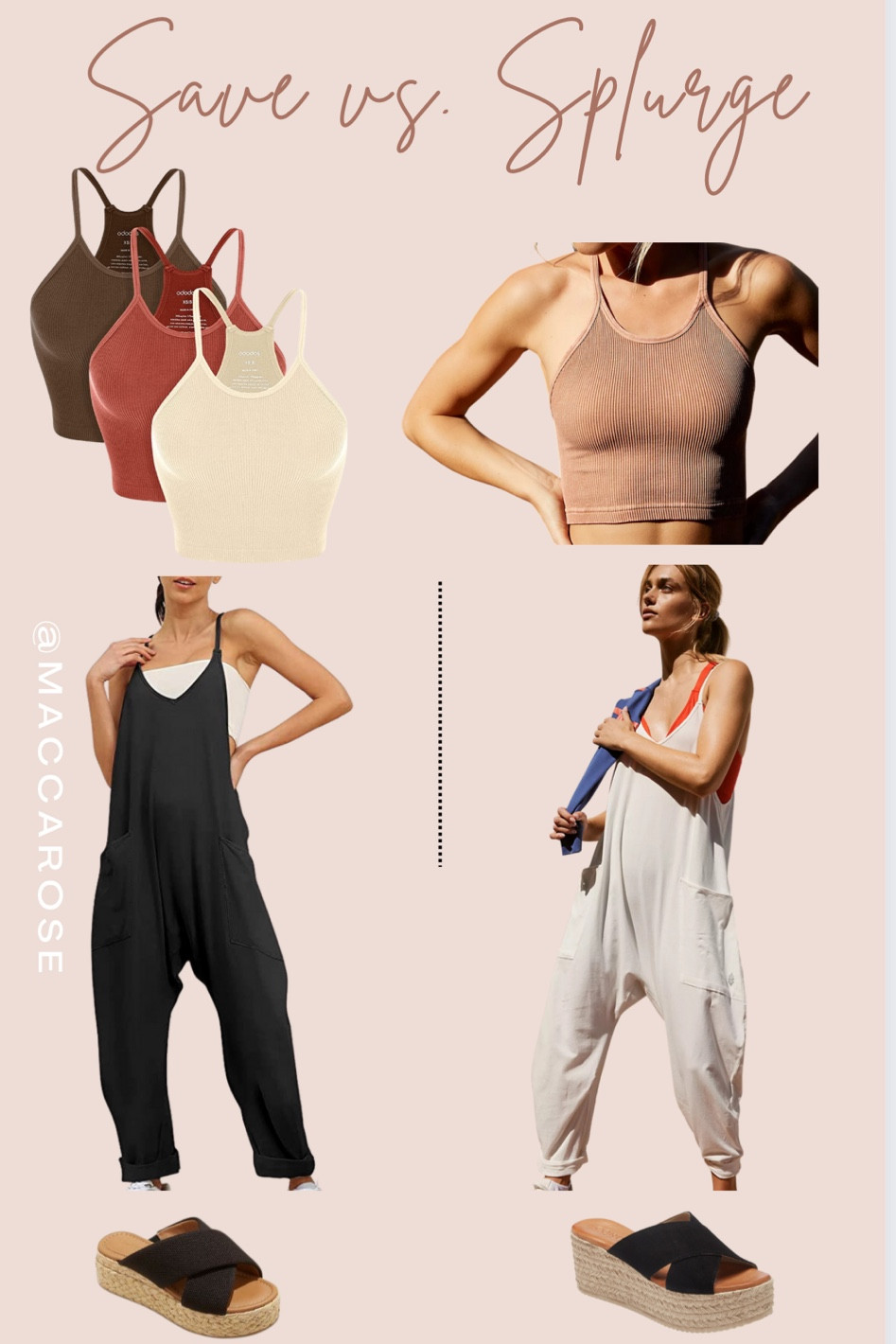 Onesie | free people dupe | save vs. splurge | outfit idea for chic casual | chic athleisure | tank top | Amazon style | affordable fashion | travel look | vacation style | weekend comfort

Wearing size small in onesie
M/L in tank 
Sized up .5 in slides 

#LTKunder50 #LTKtravel #LTKstyletip