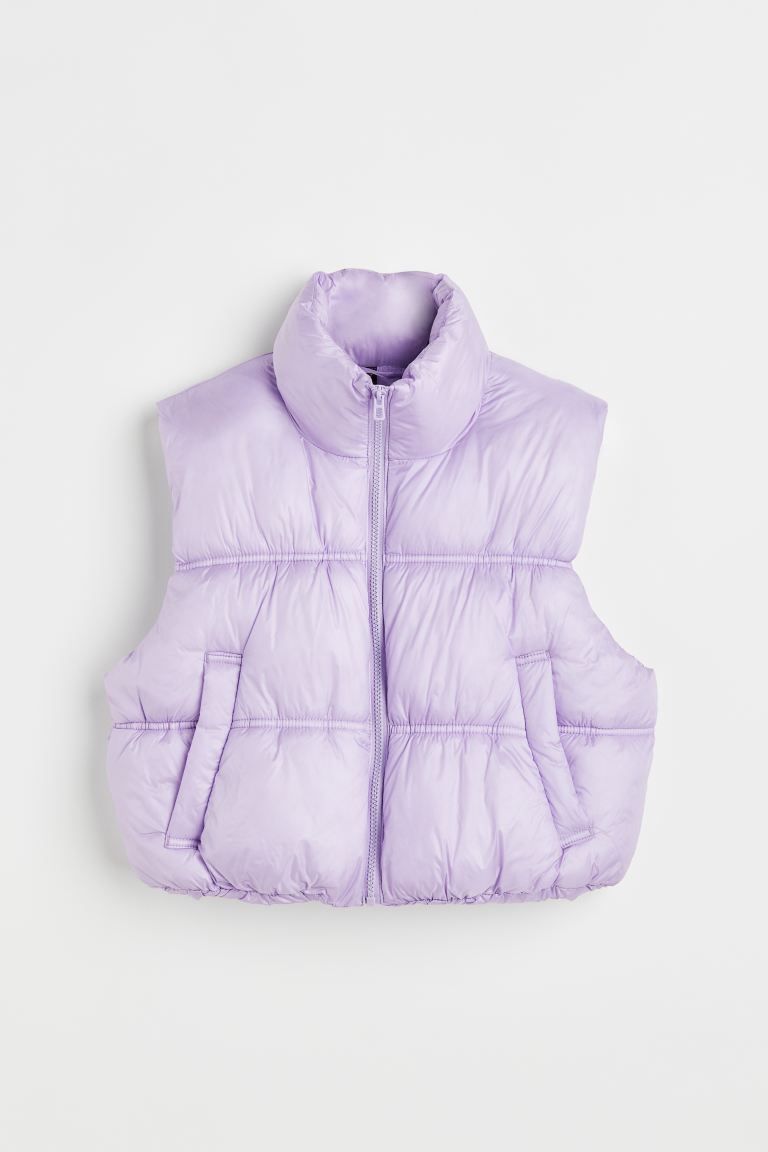 Puffer Vest - Light purple - Ladies | H&M US | H&M (US + CA)