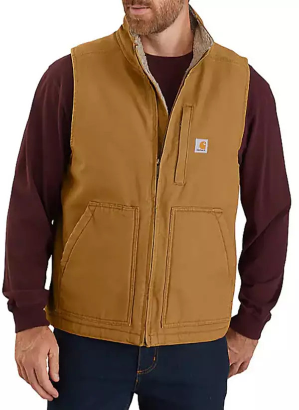 Carhartt Men's Sherpa-Lined Mock Neck Vest | Dick's Sporting Goods