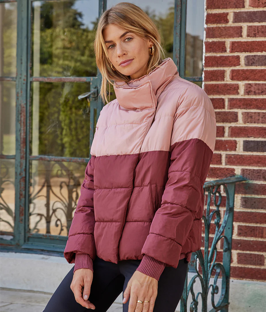The Colorblock Eco Puffer Jacket | Summersalt | SummerSalt