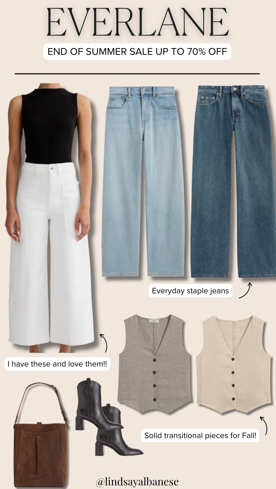 Everlane end of summer sale! 

#LTKFindsUnder100 #LTKFindsUnder50 #LTKStyleTip