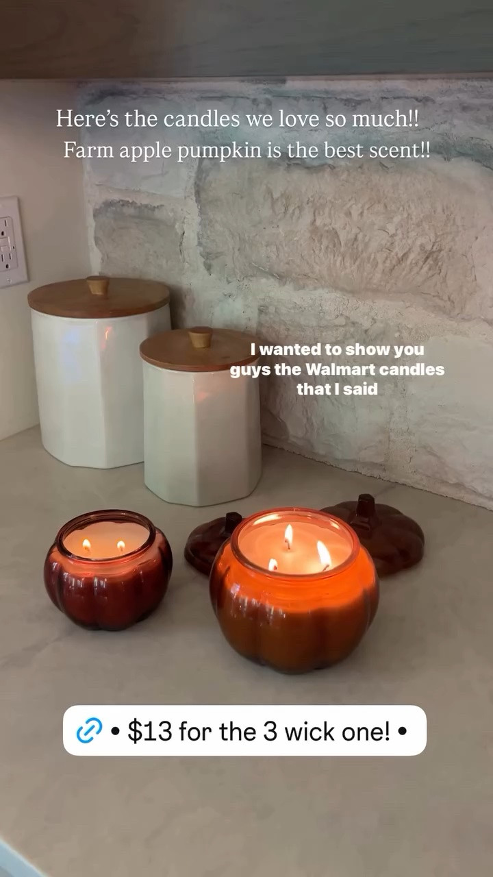 Here’s the candles we love so much!! Farm apple pumpkin is the best scent!!

#LTKSeasonal #LTKHome