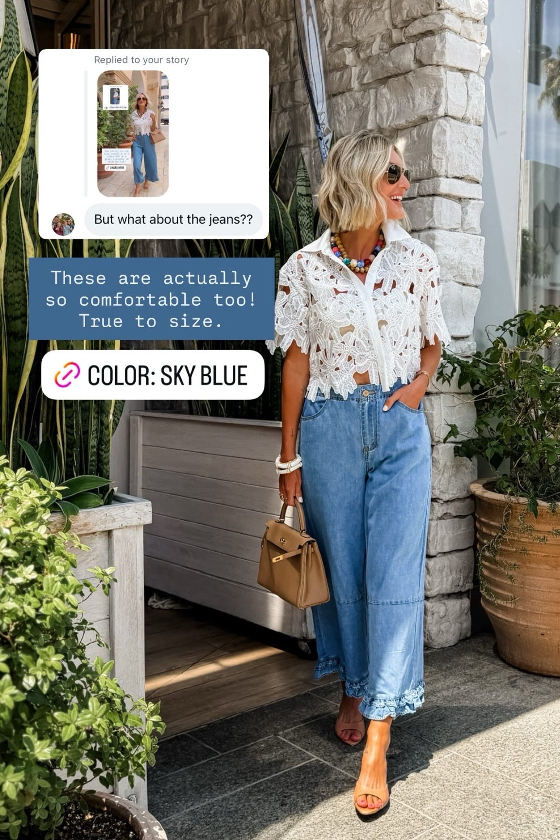 These jeans are comfortable & cute! 👏🏼 I love the ruffle hem! Wearing S/4!

Loverly Grey, wide leg jeans, summer outfit, vacation outfit, Amazon 

#LTKSeasonal