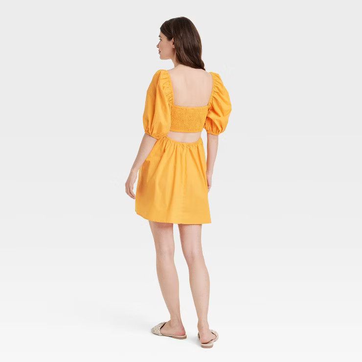 Women's Puff 3/4 Sleeve Dress - A New Day™ | Target