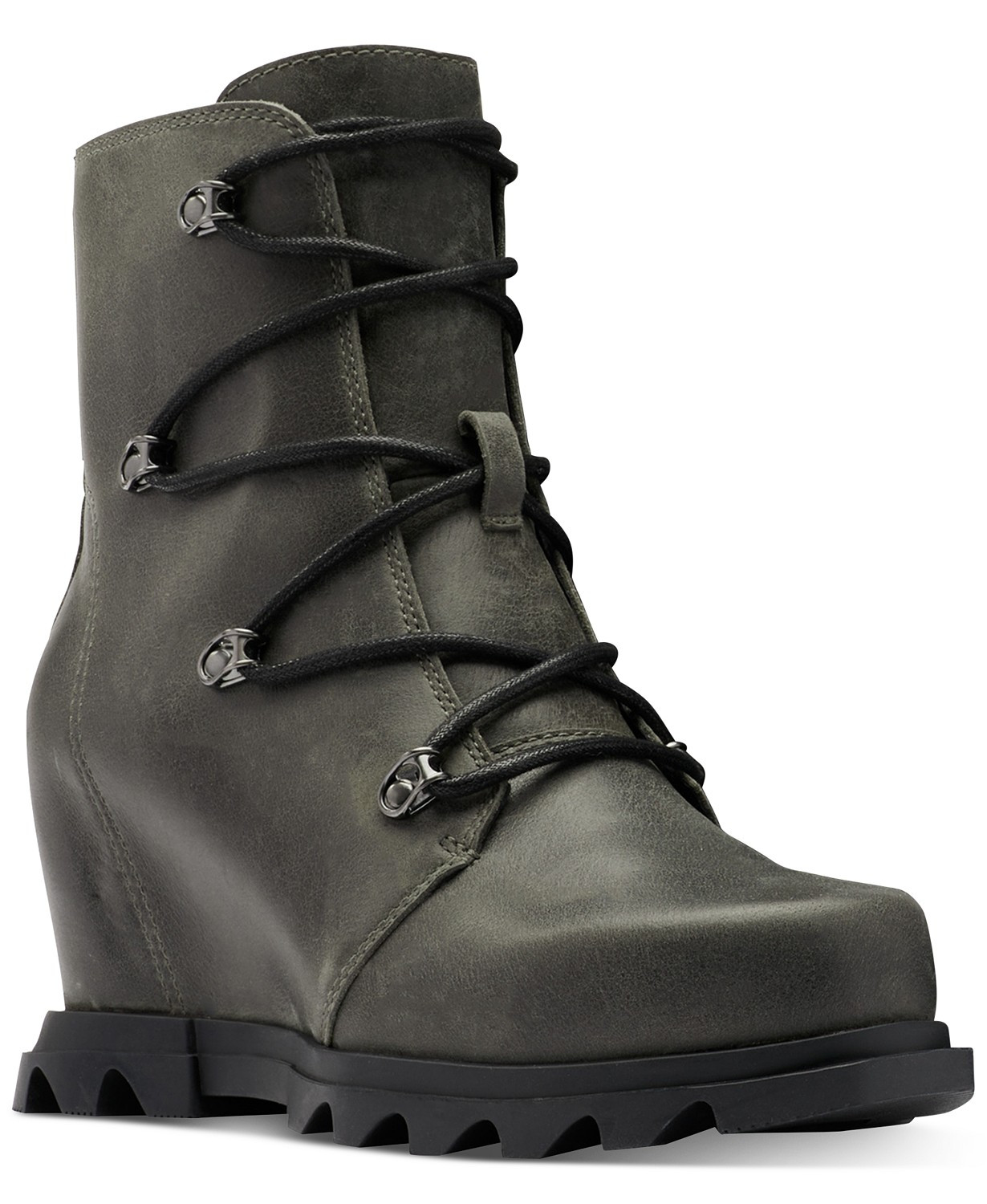 Sorel Women's Joan of Artic Wedge III Lug Sole  Lace Boots & Reviews - Boots - Shoes - Macy's | Macys (US)