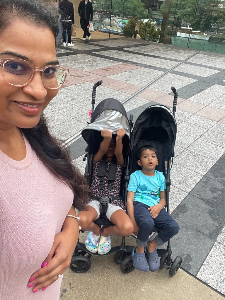Traveling with kids is basically a full body workout, but this double stroller made airport days SO much easier. 🤍

Lightweight, easy to push, and folds up quickly. 

This ended up being one of our best travel purchases because it kept both kids comfortable without feeling bulky or impossible to maneuver through airports, hotels, and long vacation days.

If you’re traveling with two kids soon, this is definitely worth looking into. 

#LTKtravel #LTKfamily #doublestroller #travelwithkids #momlife #familytravel #airportwithkids #travelmom #strollerlife #momfavorites #familyvacation #LTKkids


 

 #LTKTravel #LTKKids