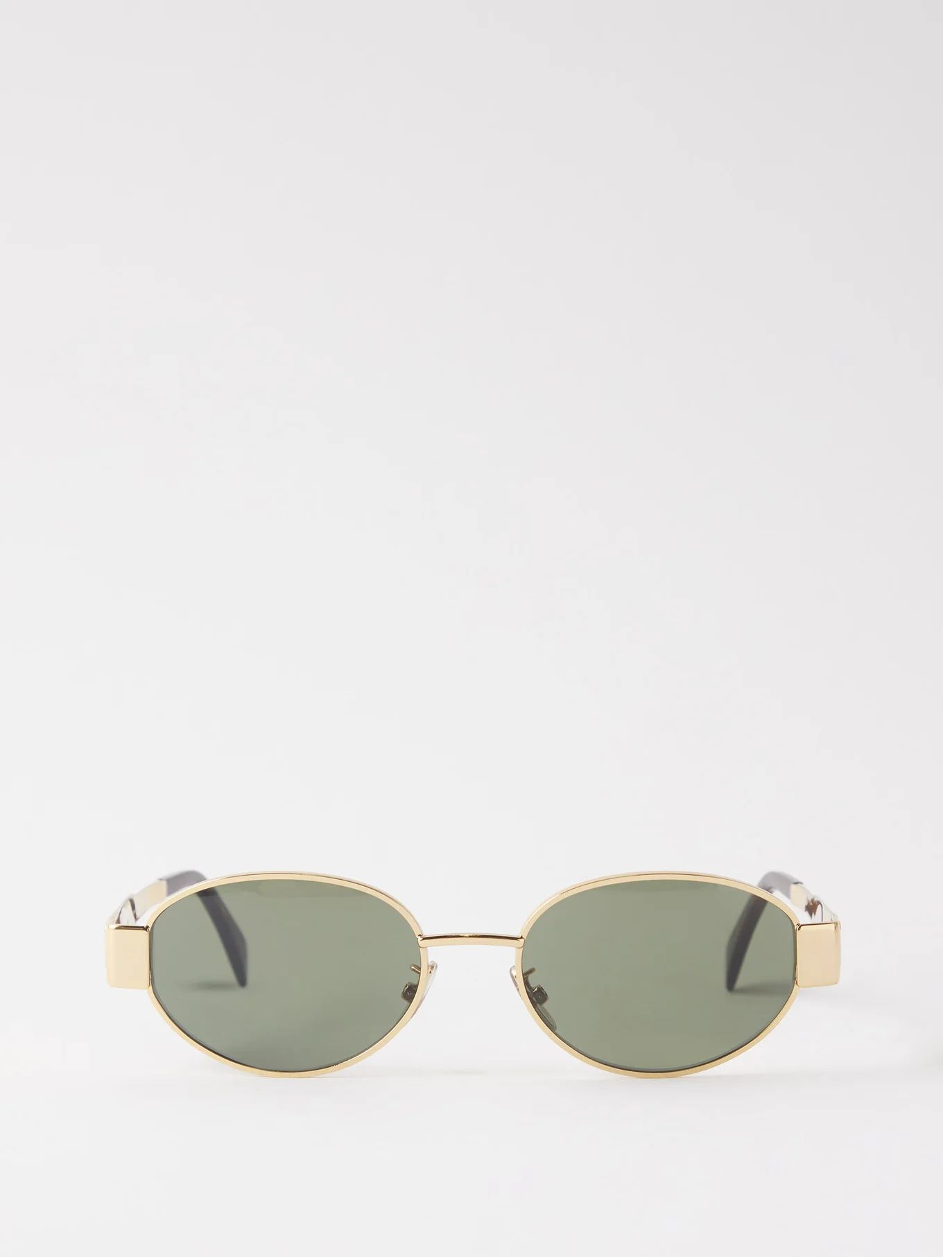 Triomphe round metal sunglasses | Matches (UK)