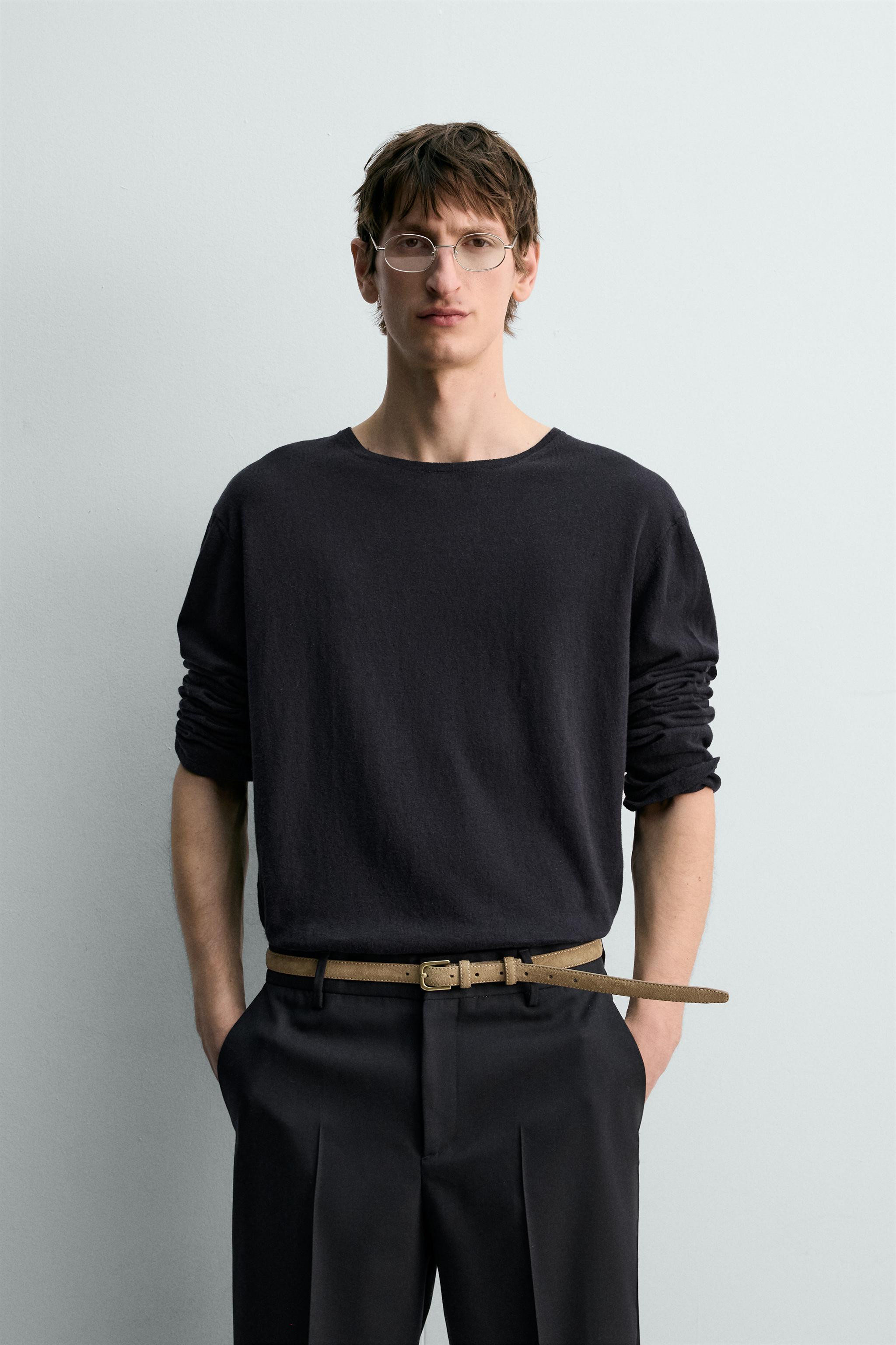 LEICHTER PULLOVER AUS BAUMWOLLE UND LEINEN | Zara DE