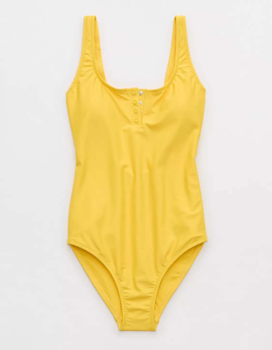 Aerie Henley Full Coverage One Piece Swimsuit | Aerie