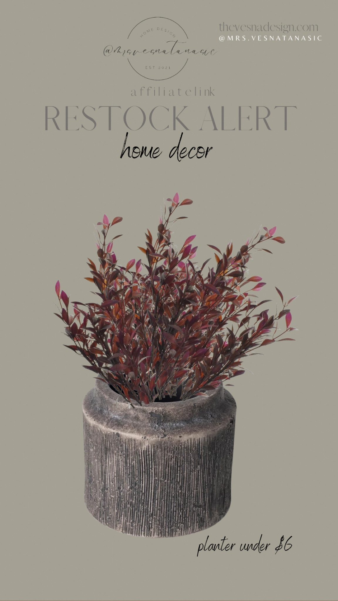 These are both back in stock!!! RUN 

Walmart find, vase, pot, vintage, planter, stems, faux plant, faux flowers, faux florals, home, living room, walmart find, walmart home, walmart 

#LTKFind #LTKsalealert #LTKunder50