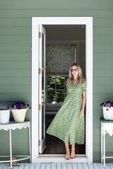 The JA Shirt Dress - Moss Petite Fleur | Julia Amory