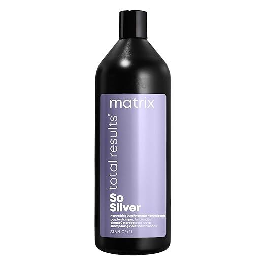 MATRIX Total Results So Silver Color Depositing Purple Shampoo For Neutralizing Yellow Tones | To... | Amazon (US)
