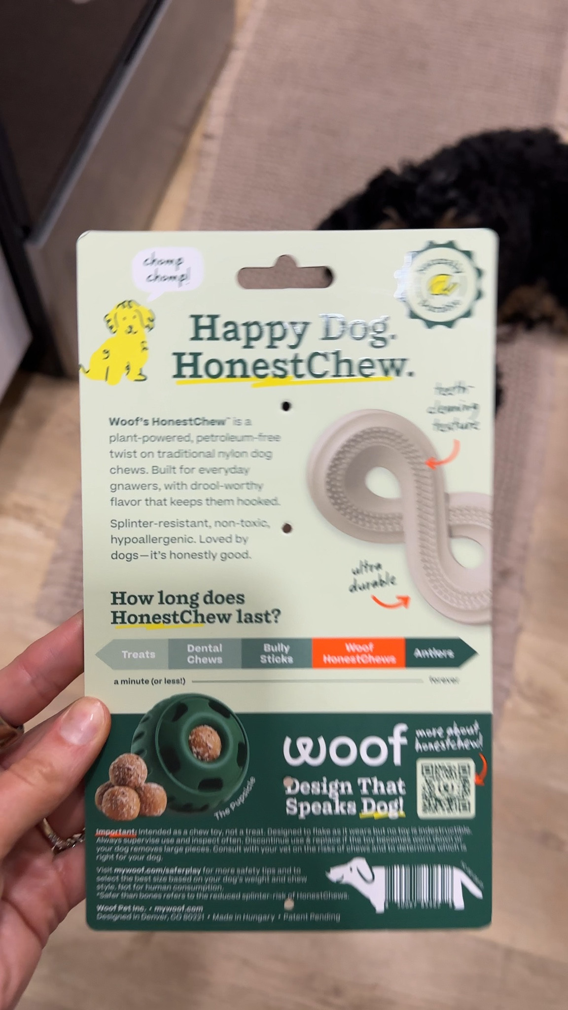 @Chewy HonestChews are made with food-grade, plant-based materials like natural cellulose and real antlers for a chew that’s satisfying and flavorful.
Perfect for aggressive chewers, the ergonomic shape is easy for paws to grip, and the durable design offers plenty of angles that help scrub plaque and tartar from your dog’s gums.
They’re splinter-resistant, hypoallergenic, and contain no rawhide or petroleum.
These natural, durable chews are infused with real antler for long-lasting toughness and a taste dogs can’t resist.
The natural chewing action gently scrubs teeth and gums to support a clean, healthy mouth.

#LTKHome #LTKSaleAlert #LTKmomlife