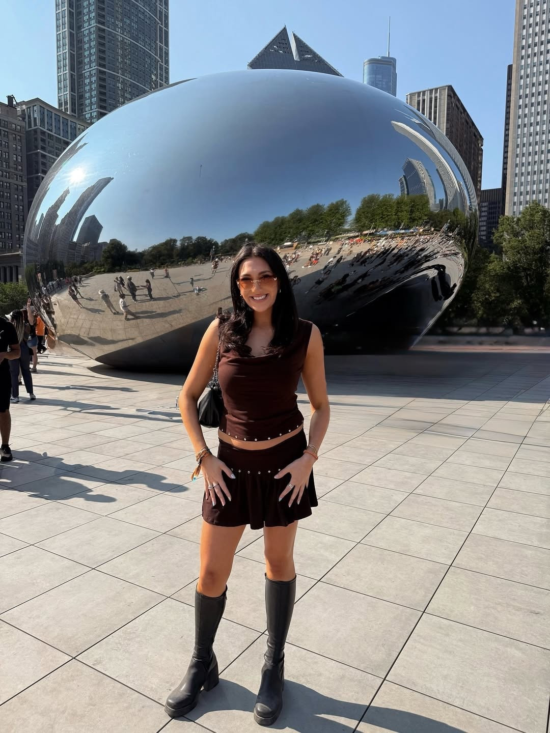bean having a good time in chicago 😎 my top is sold out but I linked similar sets!

#LTKSeasonal #LTKTravel #LTKStyleTip