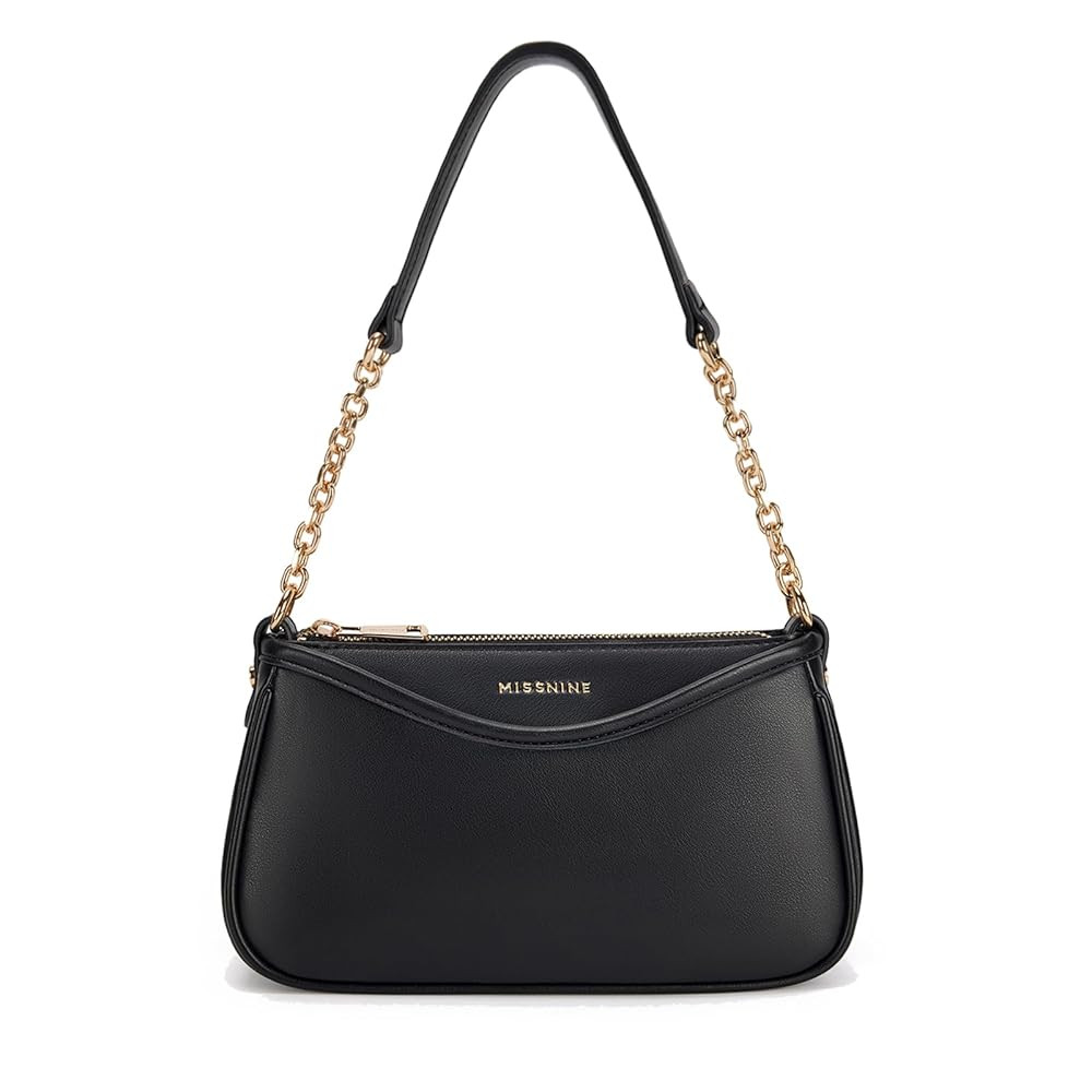 Missnine Shoulder Bag for Women Small Purse Trendy Clutch Hobo Bag Vegan Leather Mini Handbag wit... | Amazon (US)