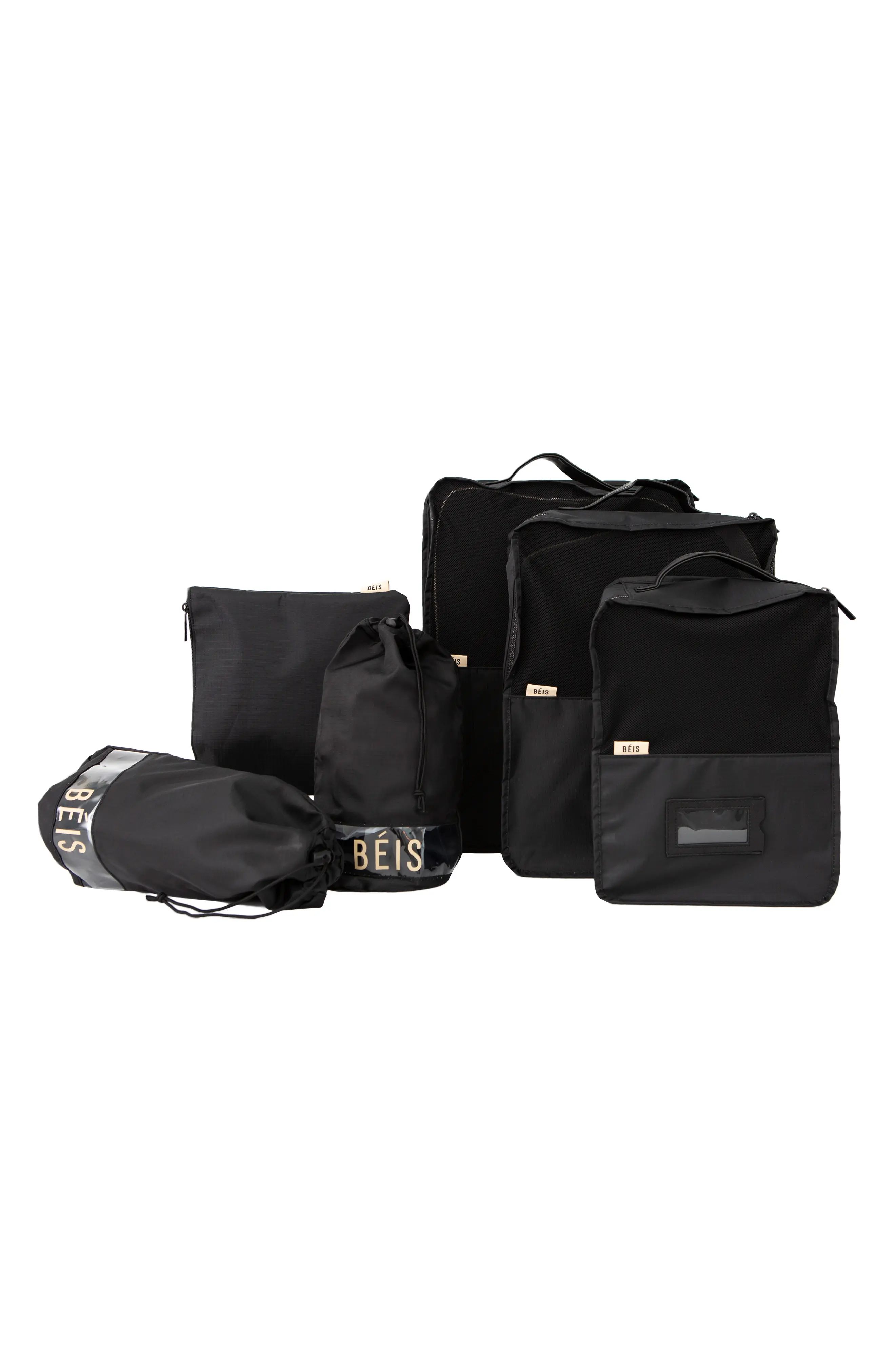 Beis The Packing Cubes - Black (Nordstrom Exclusive) | Nordstrom