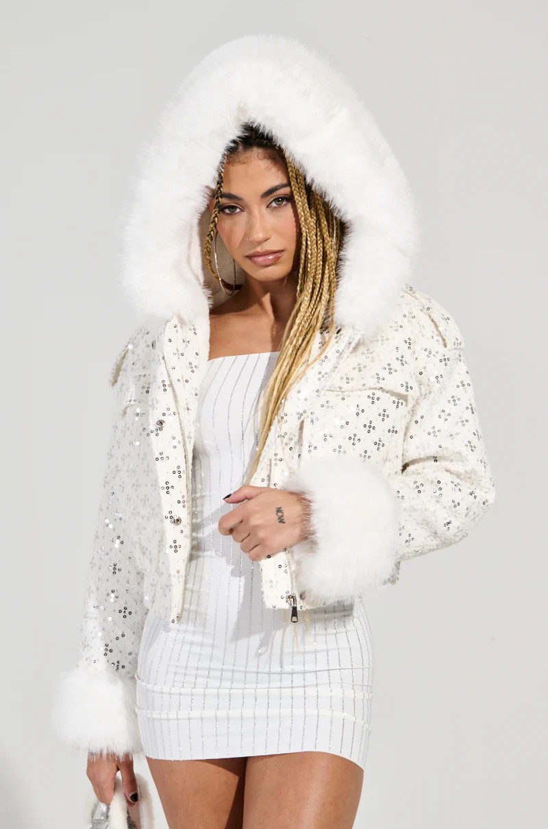 SNOWBIRD FUR TRIM PUFFER | AKIRA