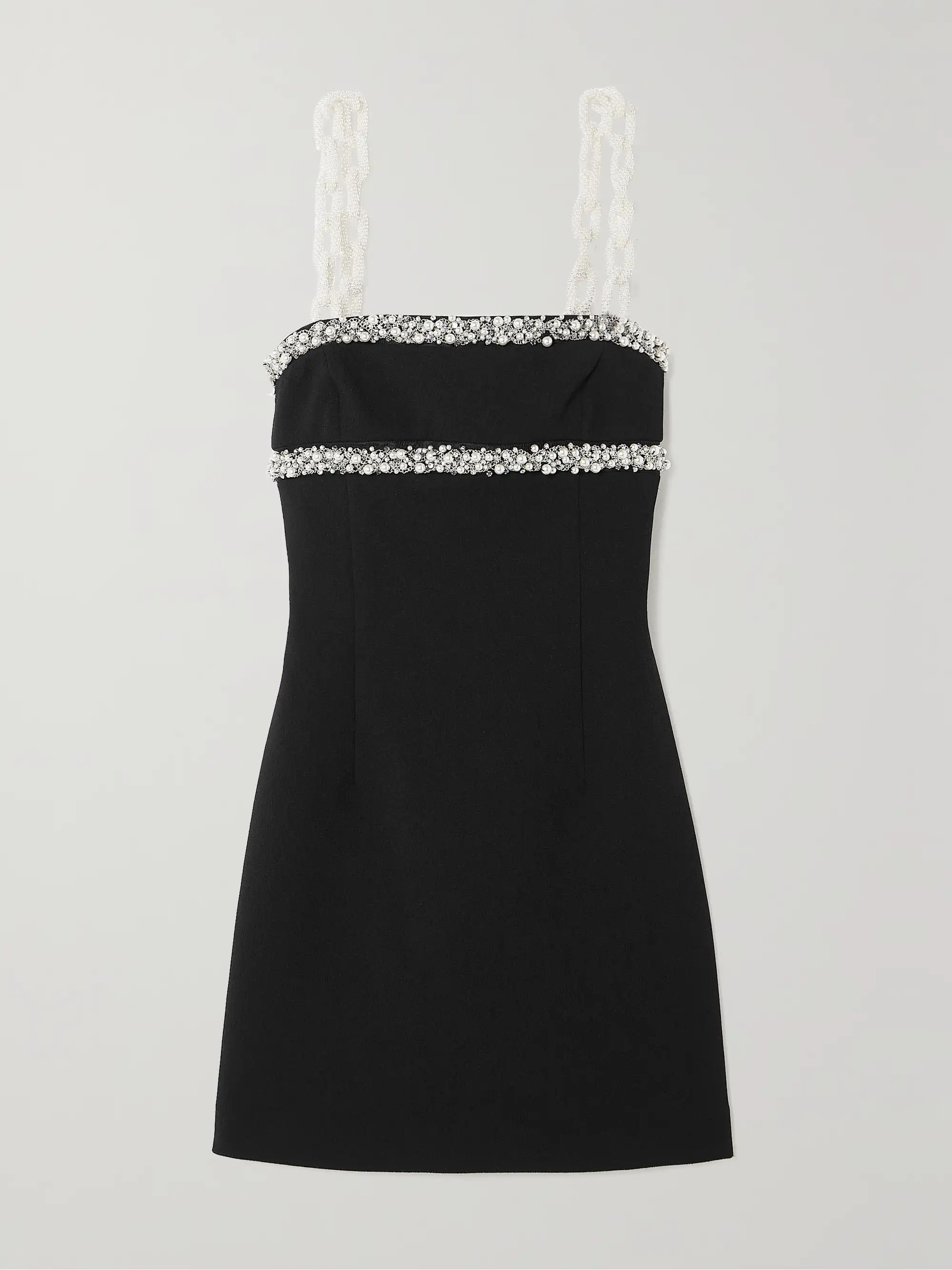 REBECCA VALLANCEEva embellished stretch-cady mini dress | NET-A-PORTER APAC
