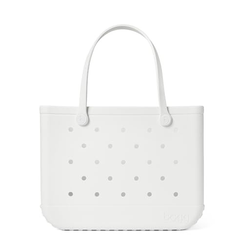 BOGG BAG - Original, Large Tote - For Shore White - 19in L x 9in W x 14in H - Beach, Pool, Boat, Sports - All Purpose EVA - Lightweight, Washable, Durable | Amazon (US)