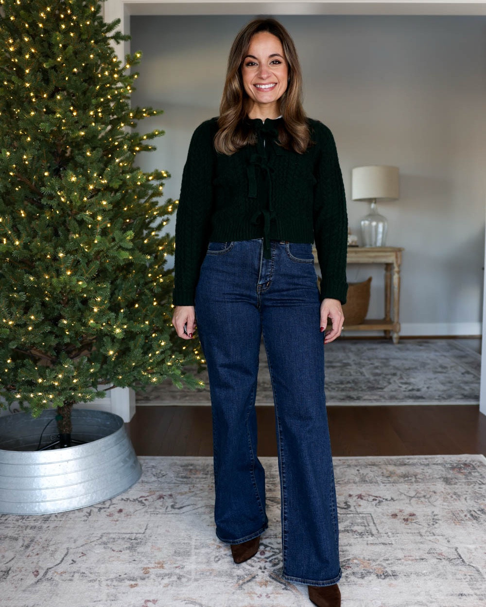 Under $100 holiday sweaters for petites!

Outfit 1:
Green cardigan (target): small (picked small because it was all that was available at my store, I would choose xs) 
Jeans (Madewell): 24 standard (10 3/4” rise, 29” inseam) 
Boots (J.Crew): tts

Outfit 2:
Sweater (J.Crew): xxs
Jeans (Quince) 24 x 28"
Coat (J.Crew): Petite XXS
Sneakers (Gola) tts
Bag (J.Crew)

Outfit 3:
Green sweater (WHBM): petite xxs
Green skirt (WHBM): petite 00 
Heels: tts

My measurements for reference: I’m 4’10” and 105lbs. My bust, waist, and hip measurement is 32”, 24”, and 36”.

(Holiday outfits, petite fashion, winter outfits, holiday sweaters)

#LTKPetite #LTKSeasonal #LTKHoliday