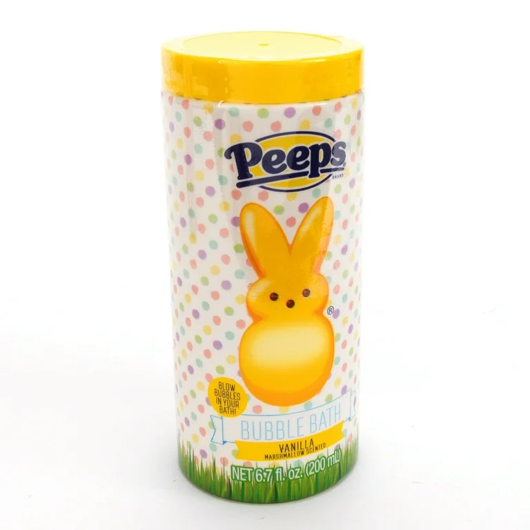 Peeps Bubble Bath with Wand, Yellow, Vanilla Marshmallow Scented, 6.7 fl oz | Walmart (US)