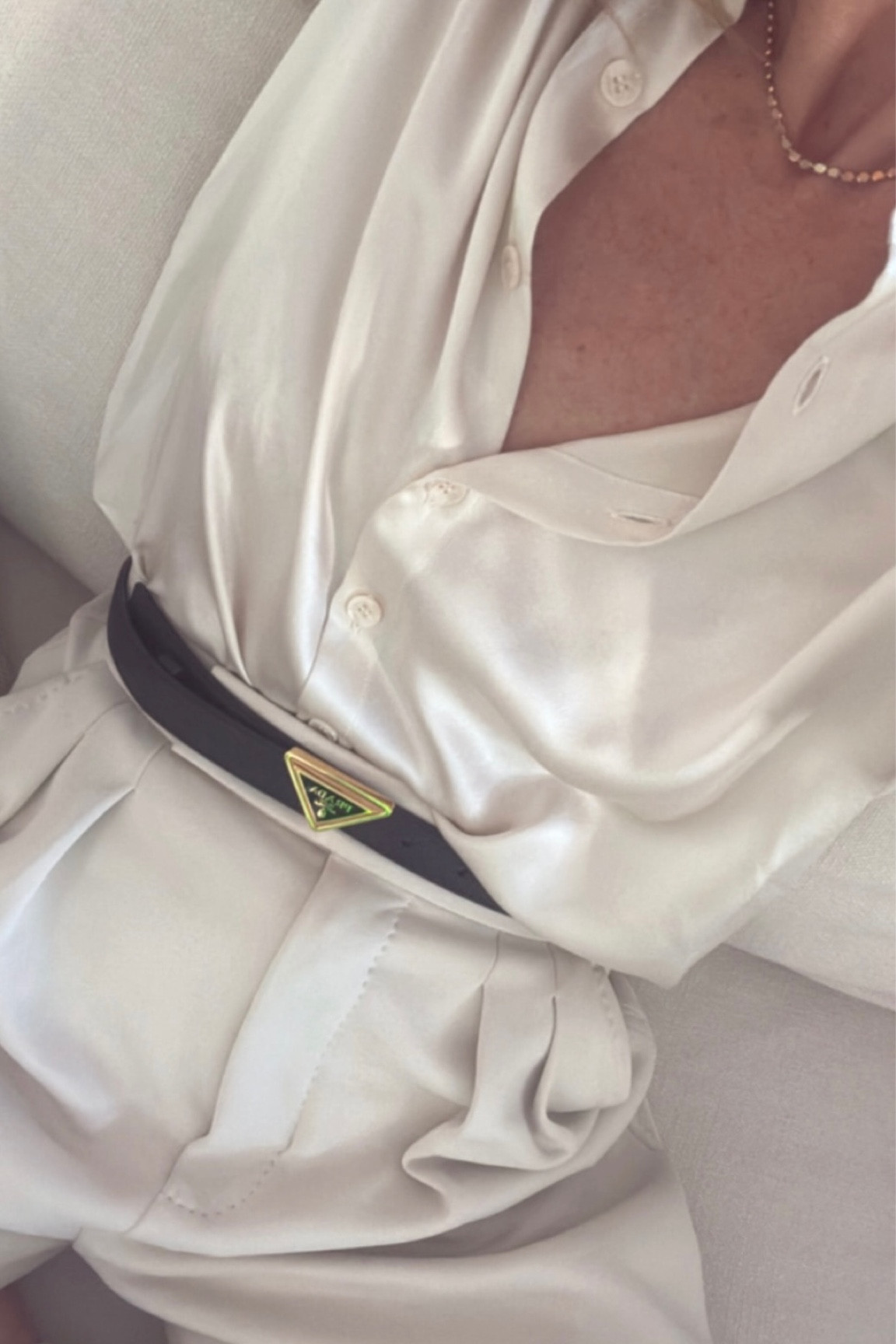 Outfit of the day. Love styling this Prada belt 

#LTKStyleTip #LTKSeasonal