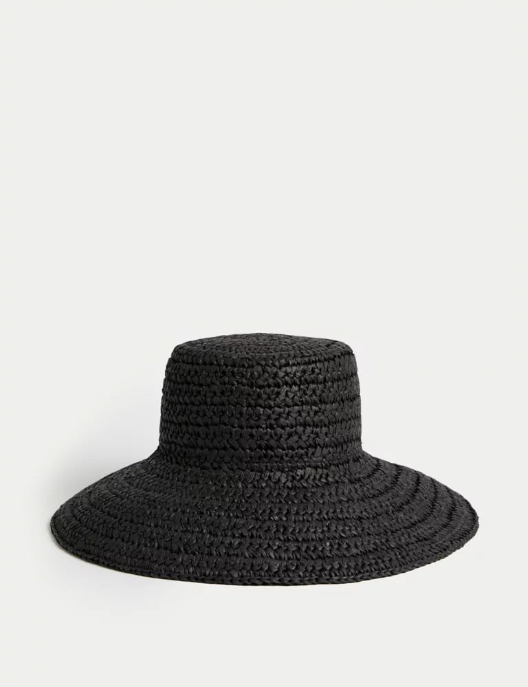 Straw Wide Brim Hat | Marks & Spencer (UK)