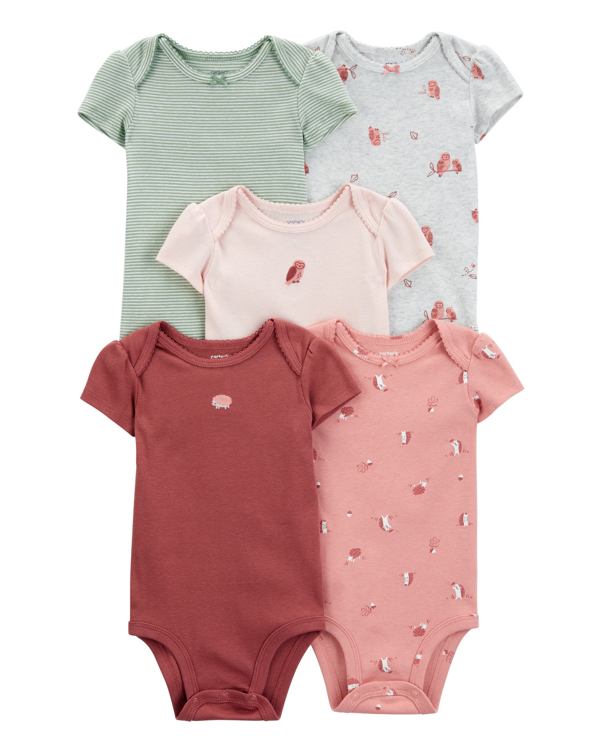Baby 5-Pack Animal Print Original Bodysuits | Carter's Inc