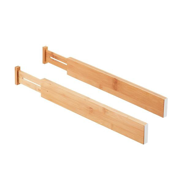 Bamboo Drawer Organizers Pkg/2 | The Container Store