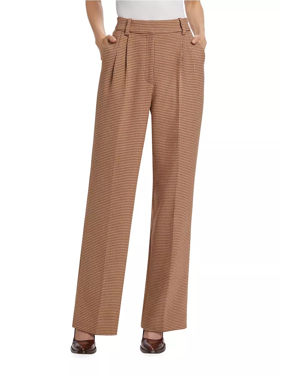 Favorite Daughter Favorite Houndstooth Wide-Leg Pants | Saks Fifth Avenue