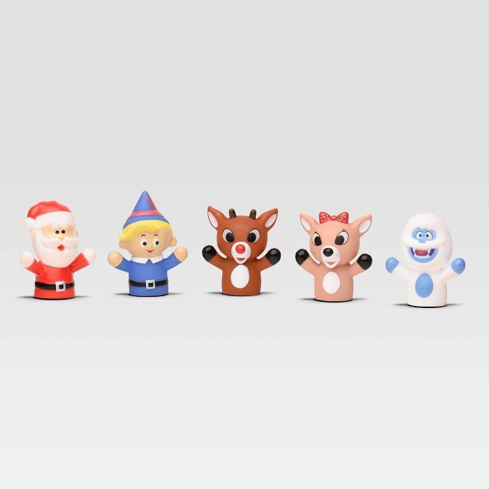 Rudolph the Red-Nosed Reindeer Finger Puppets - 5pc | Target