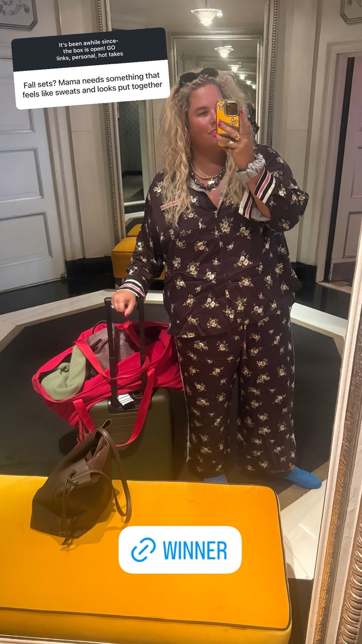 This pajama / travel set is a winner