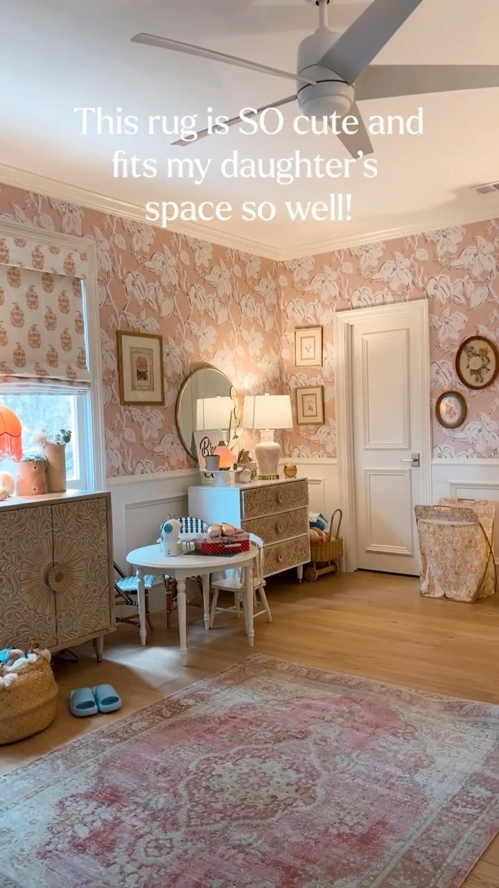 Little Girl Room Rug | I found the most adorable rug to complete my daughter’s room! It looks so luxe and the quality is so good! 💕🎀

#LTKKids #LTKHome #LTKBaby